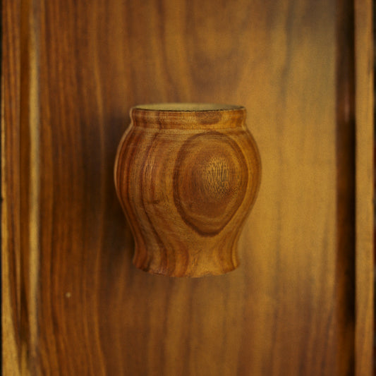 Wooden Cup (100% Real Wood) Torpedo