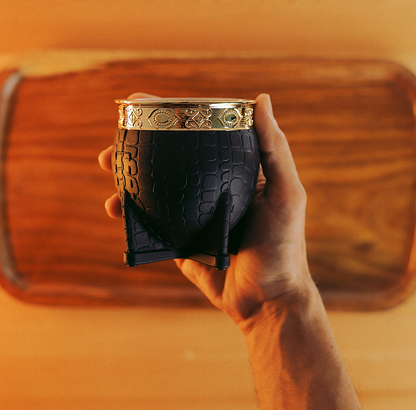 Imperial Mate Gourd (Stainless steel) - Gold Rim
